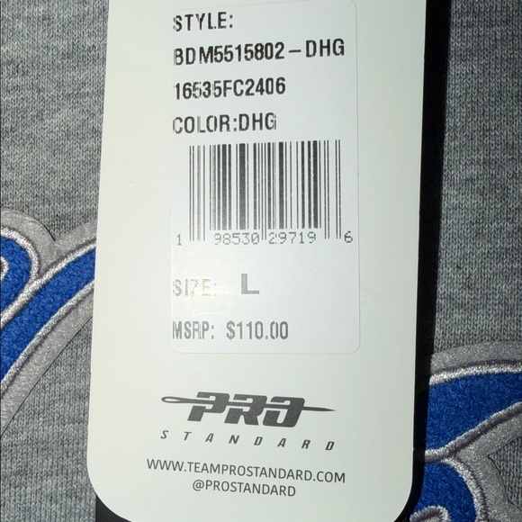 NBA Dallas Mavericks Gray Hoodie Size Large - Picture 2 of 10